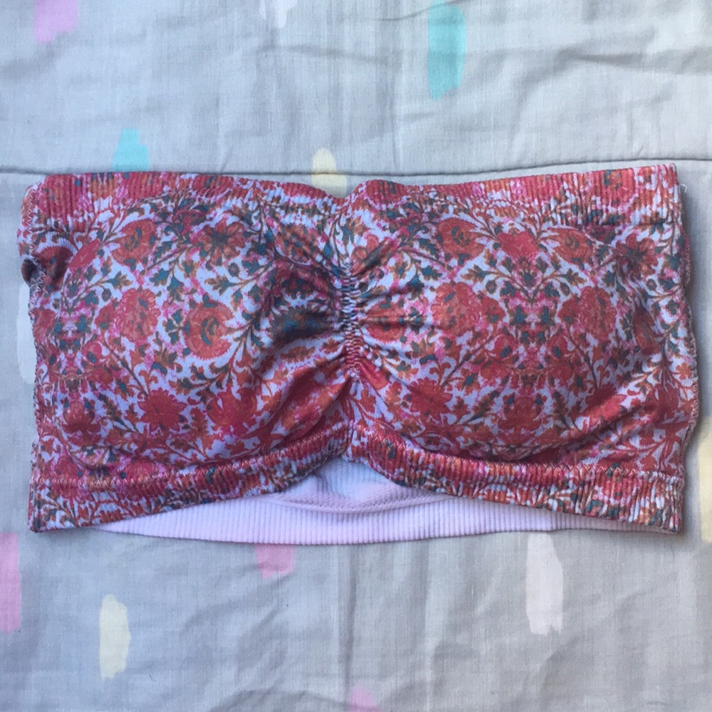 UO floral padded bandeau